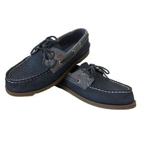 Sperry Navy Blue Authentic Original 2-Eye Boat Shoe - Size 5M